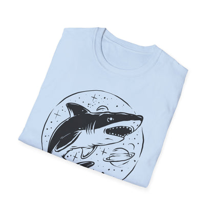 Epic Cosmic Shark T-Shirt | Stellar Space Ocean Graphic Tee | Unique Marine Life Apparel Gift