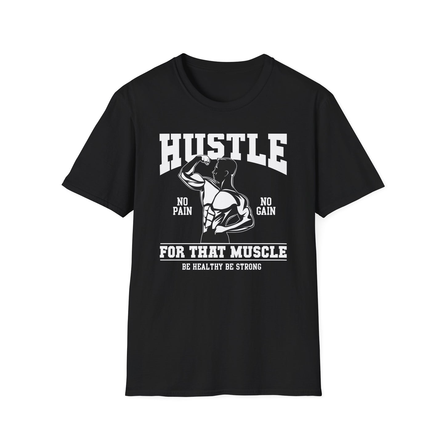 Ultimate No Pain No Gain Bodybuilding T-Shirt | Epic Gym Workout Fitness Muscle Motivator Tee for Dedicated Lifters & Athletes