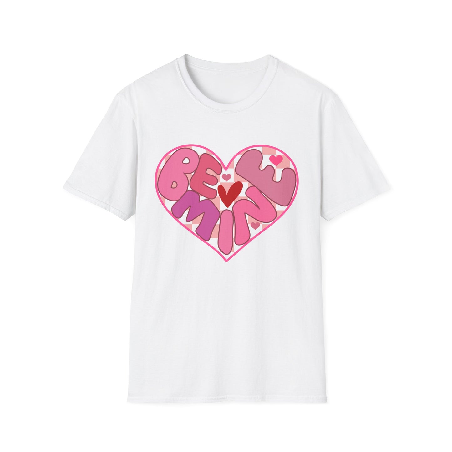 Sweet Be Mine Heart T-Shirt | Adorable Valentine's Day Love Tee | Retro Pink Aesthetic Gift for Her