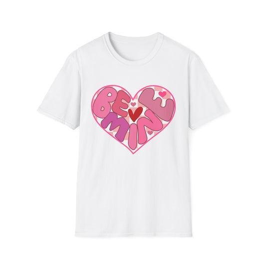 Sweet Be Mine Heart T-Shirt | Adorable Valentine's Day Love Tee | Retro Pink Aesthetic Gift for Her
