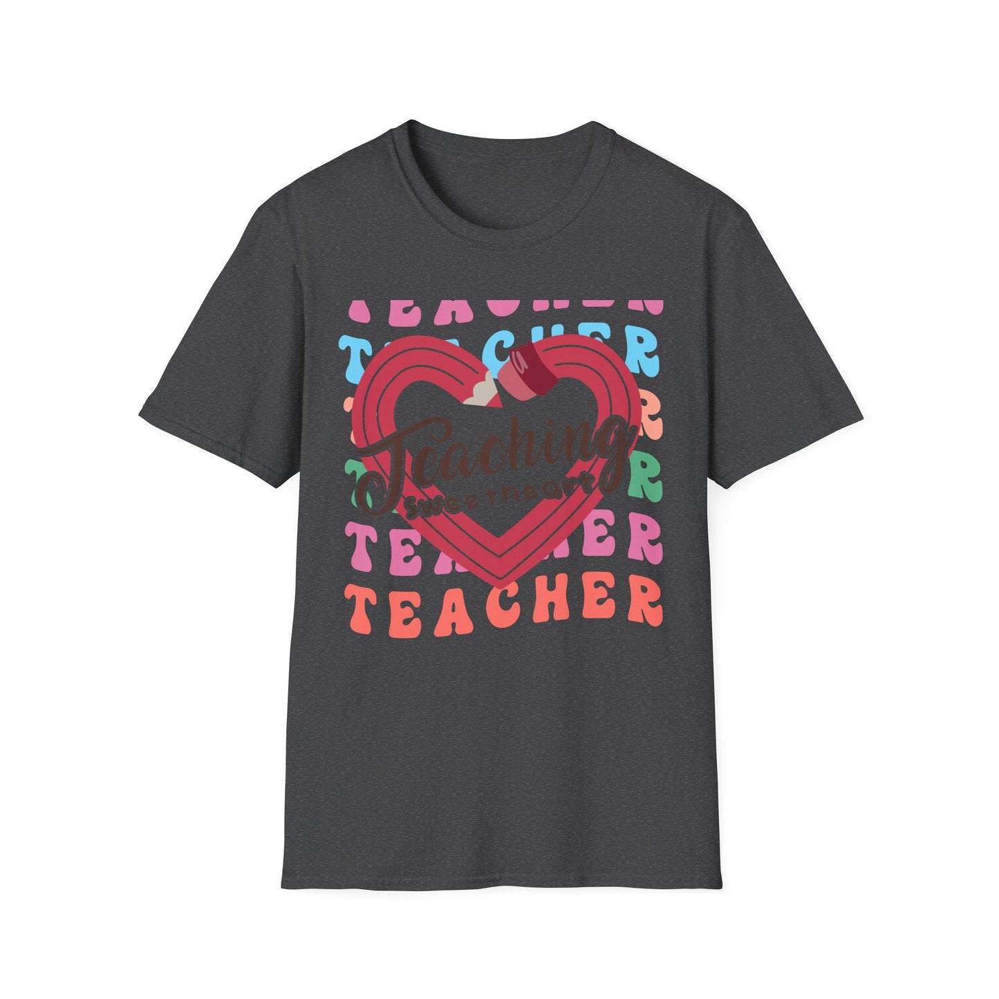 Groovy Teaching Sweetheart T-Shirt | Adorable Teacher Appreciation Tee | Perfect Gift for Educators & Mentors