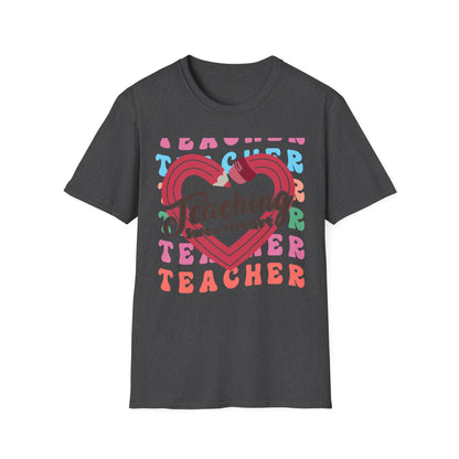 Groovy Teaching Sweetheart T-Shirt | Adorable Teacher Appreciation Tee | Perfect Gift for Educators & Mentors