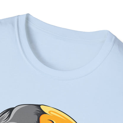 Awesome Melting Emoji Skull T-Shirt | Edgy Duality Design Tee | Unique Statement Wear for All