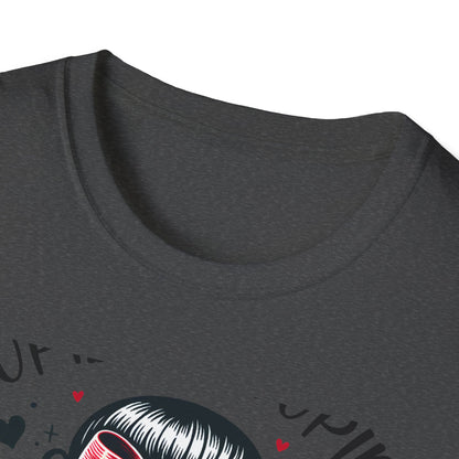 Epic Anti-Valentines Skull T-Shirt - Sarcastic "Cupid Is Stupid" Tee for Edgy Souls