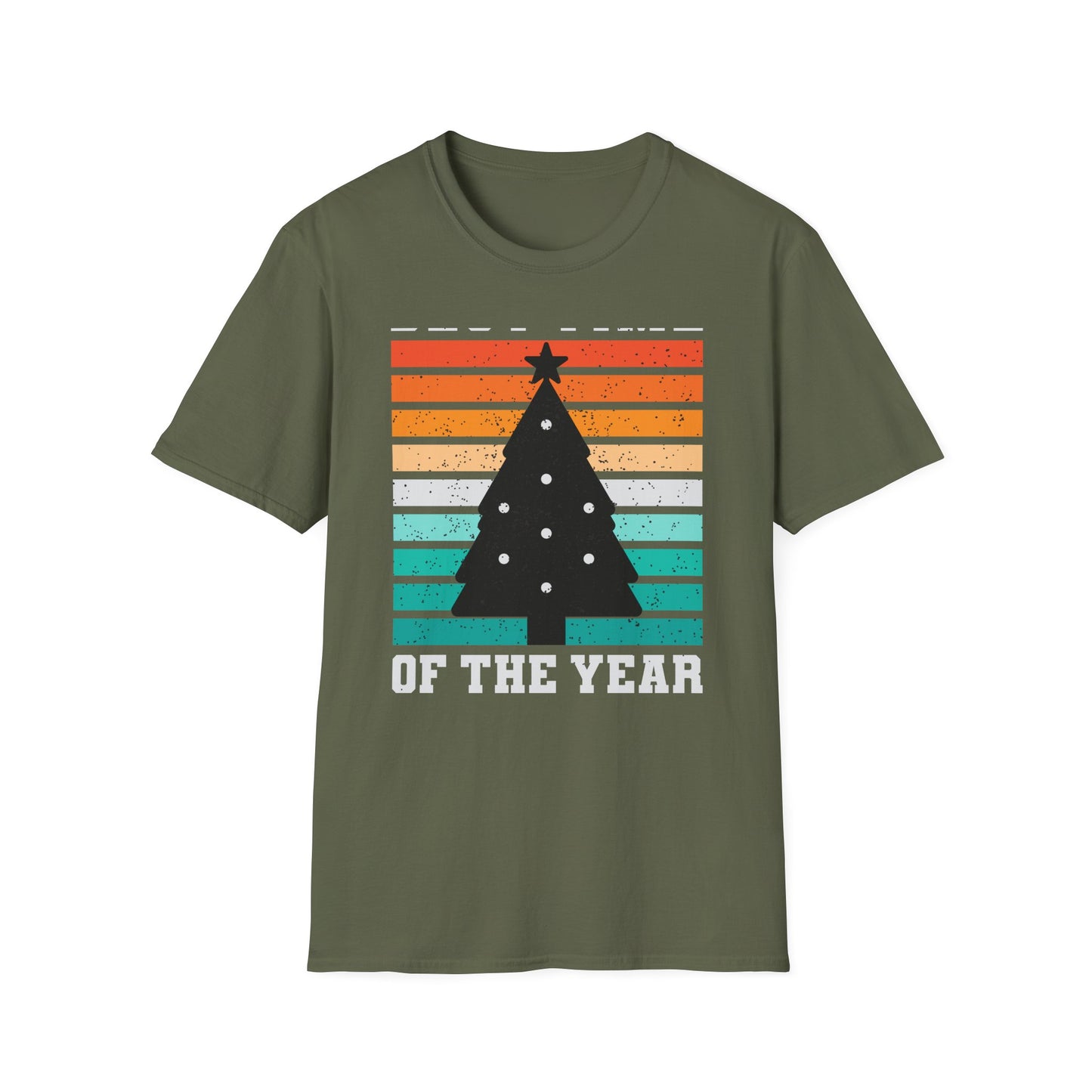 Vintage Christmas Tree T-Shirt | "Best Time Of The Year" Retro Holiday Tee | Cozy Festive Party Gift