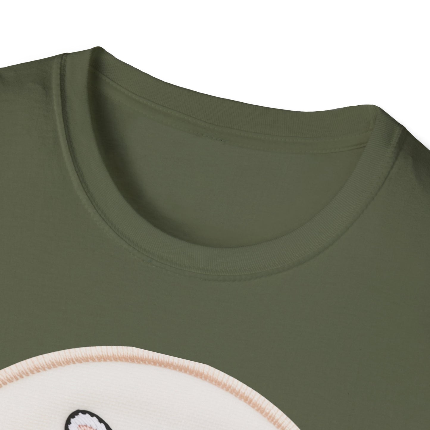 Charming Embroidered Raccoon T-Shirt - "Snack Time Is Mandatory" Cute Animal Lover & Foodie Tee
