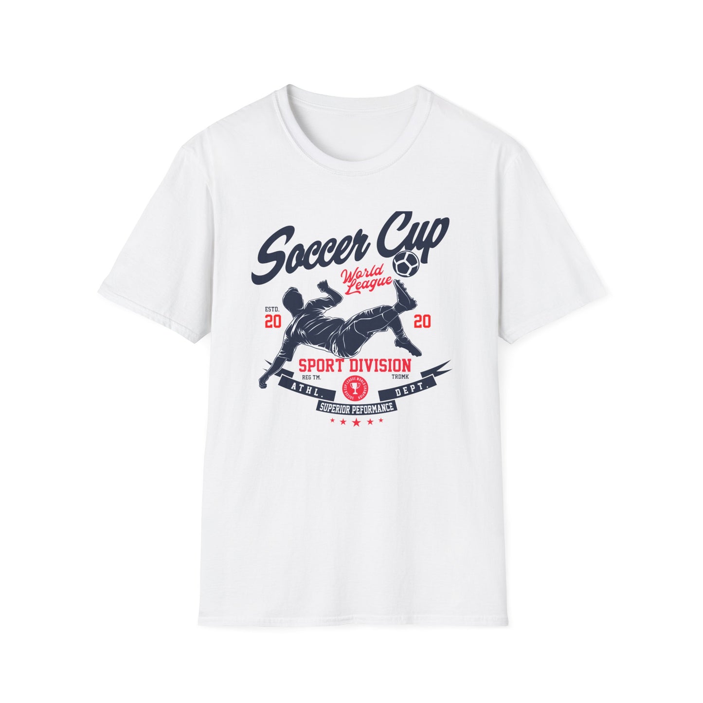 Dynamic Soccer Cup World League T-Shirt - Ultimate Sport Division Athletic Tee for Football Fans & Superior Performance