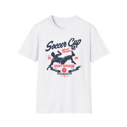 Dynamic Soccer Cup World League T-Shirt - Ultimate Sport Division Athletic Tee for Football Fans & Superior Performance