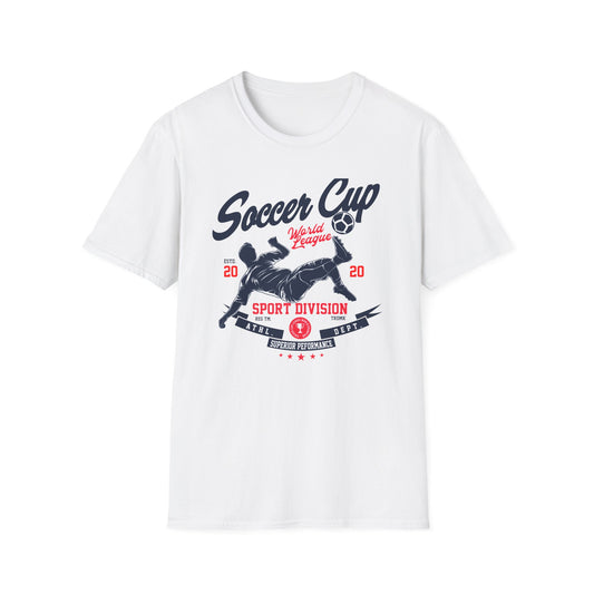 Dynamic Soccer Cup World League T-Shirt - Ultimate Sport Division Athletic Tee for Football Fans & Superior Performance