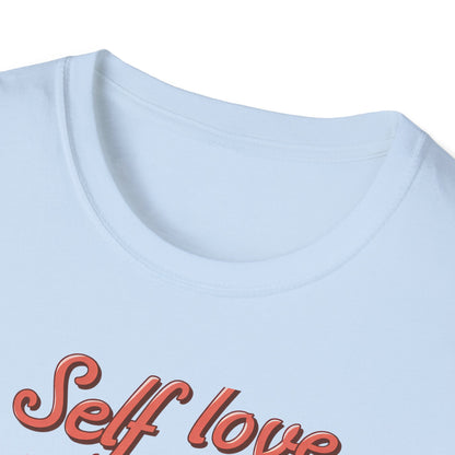 Awesome Self Love Club T-Shirt | Retro Heart Peace Sign Tee | Positive Vibes & Empowerment Gift