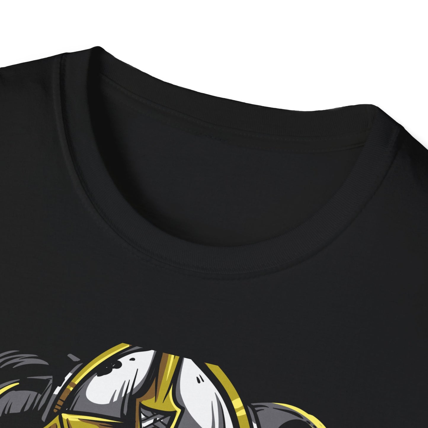 Majestic Viking T-Shirt: Legendary Norse Warrior with Golden Horned Helmet & Braided Beard - Epic Men's Tee Gift