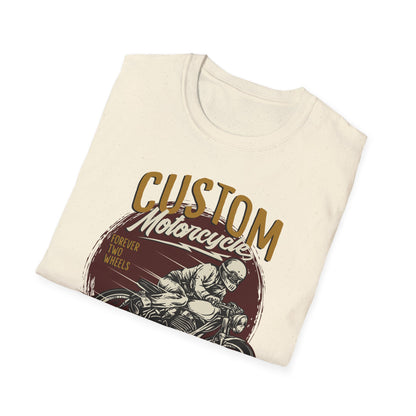 Epic Custom Motorcycle T-Shirt | Vintage Cafe Racer Biker Tee | Forever Two Wheels Rider Gift