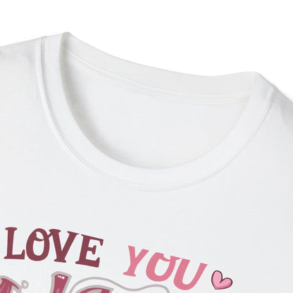 Adorable "I Love You A Latte" T-shirt | Sweet Coffee Pun Valentine's Gift for Couples & Lovers
