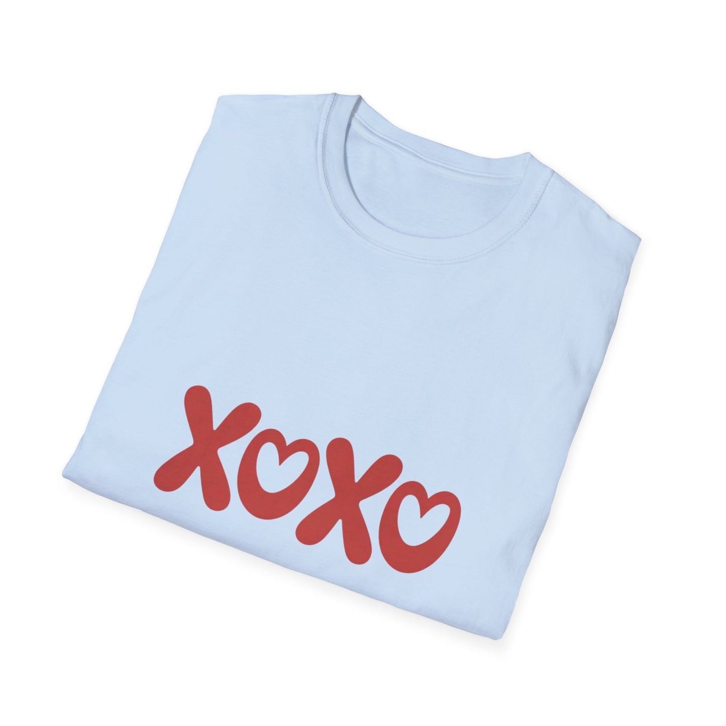 Charming XOXO Hearts T-Shirt | Cute Hugs & Kisses Love Tee | Sweet Valentine's Day Gift | Trendy Comfort Top