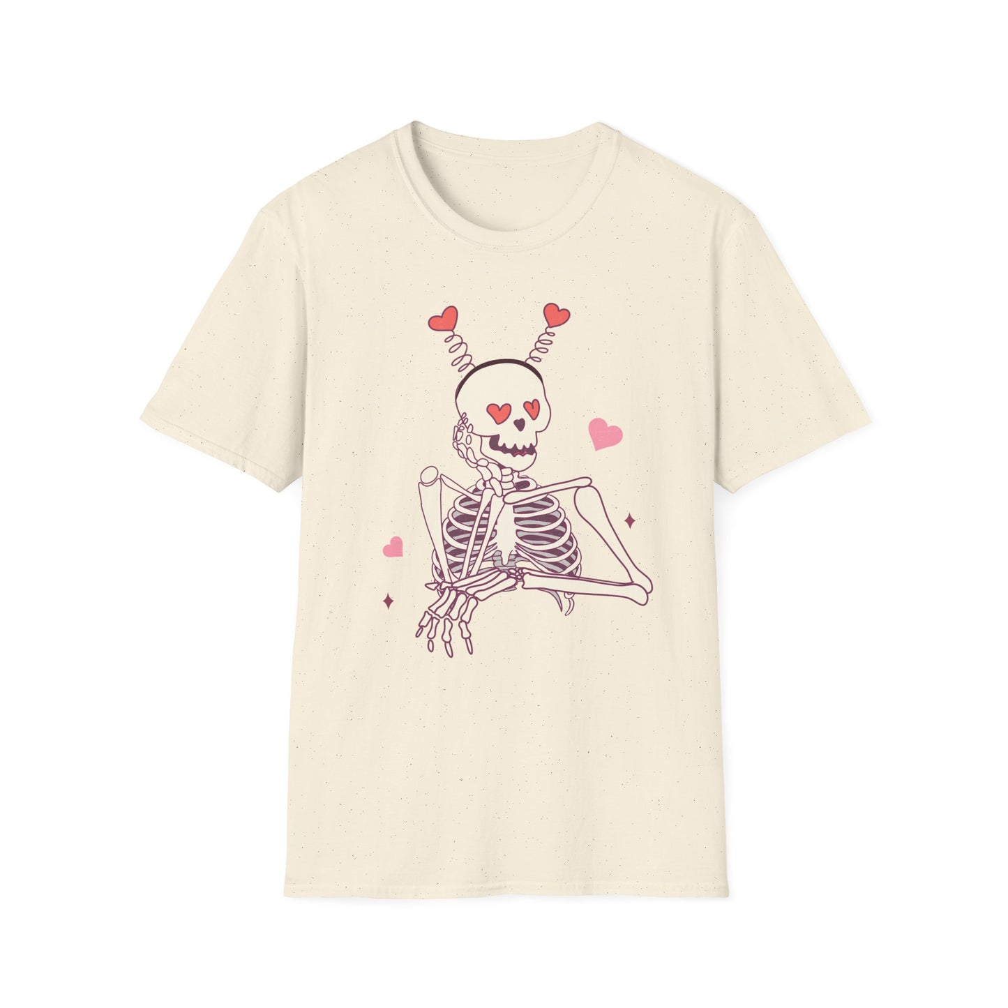 Spooky-Cute "Til We Are Ghosts" T-Shirt | Enduring Love Skeleton Tee | Romantic Anniversary Couple Gift