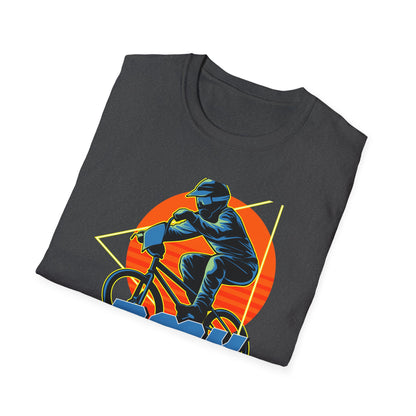 Epic BMX Extreme Rider T-Shirt - Dynamic Retro Stunt Bike Tee for Action Sports Enthusiasts & Thrill Seekers