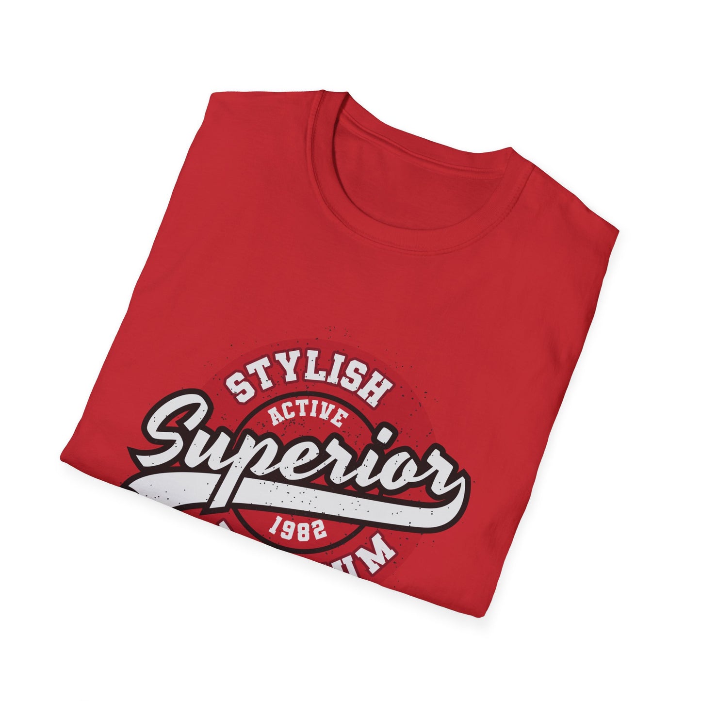Superior 1982 Vintage T-Shirt | Classic Stylish Active Premium Tee for Men & Women | Iconic Distressed Graphic Top