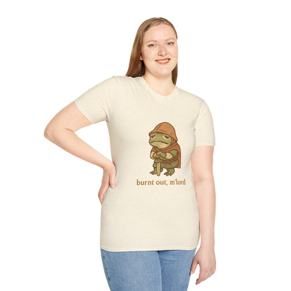Burnt Out, M’Lord Frog Knight Tee