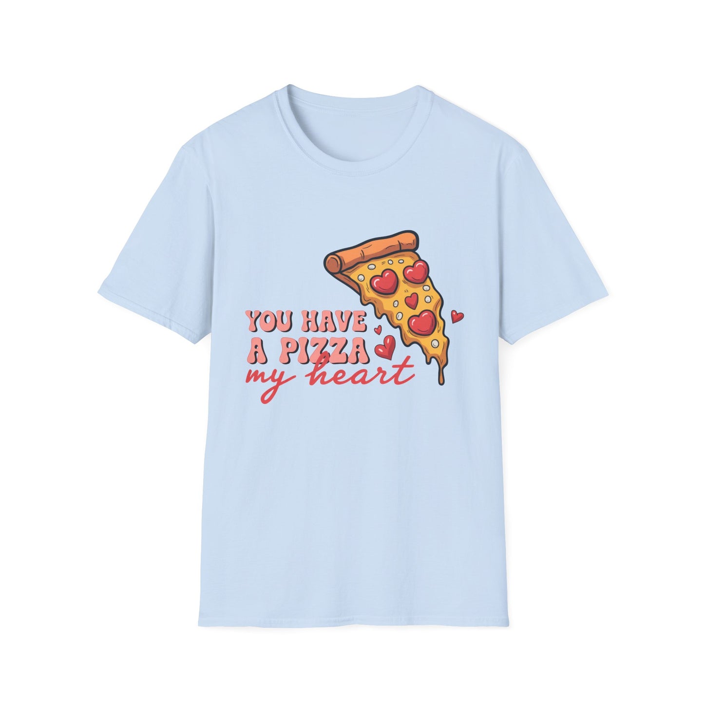 Adorable 'You Have a Pizza My Heart' T-Shirt - Cute Valentine's Day Love Gift for Foodies & Couples