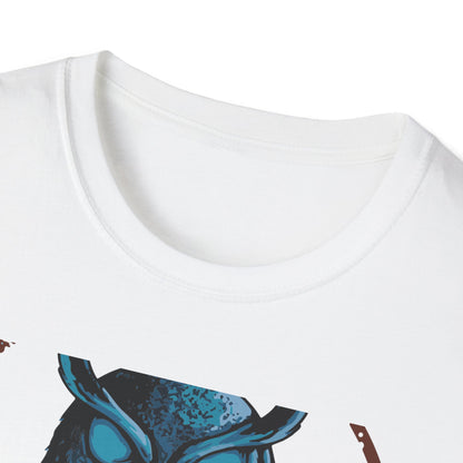 Epic Mystic Owl & Skull T-Shirt – Striking Gothic Wisdom Tee | Unique Dark Fantasy Apparel Gift