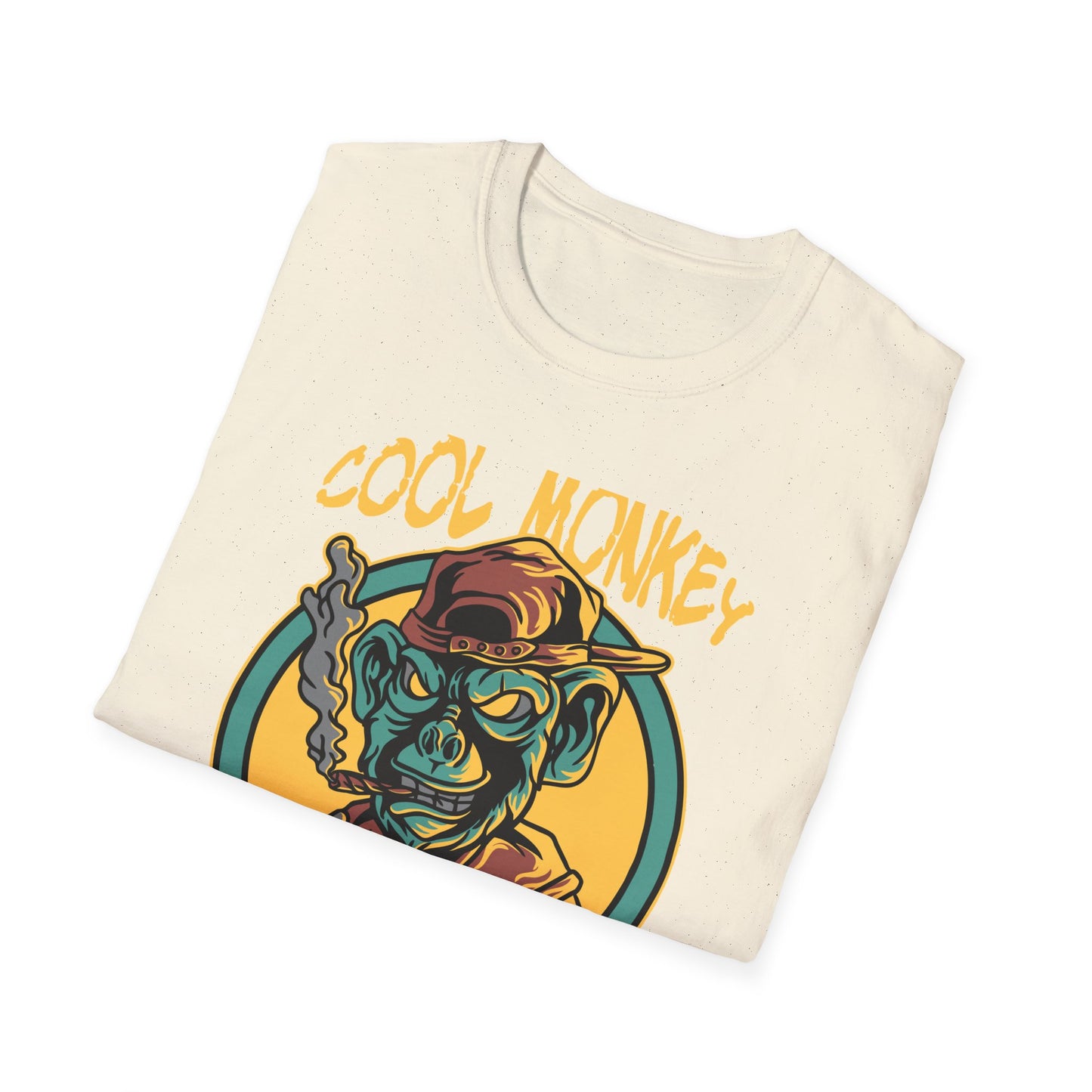 Awesome Cool Monkey T-Shirt | Edgy Streetwear Graphic Tee | Unique Urban Animal Print for Men & Women