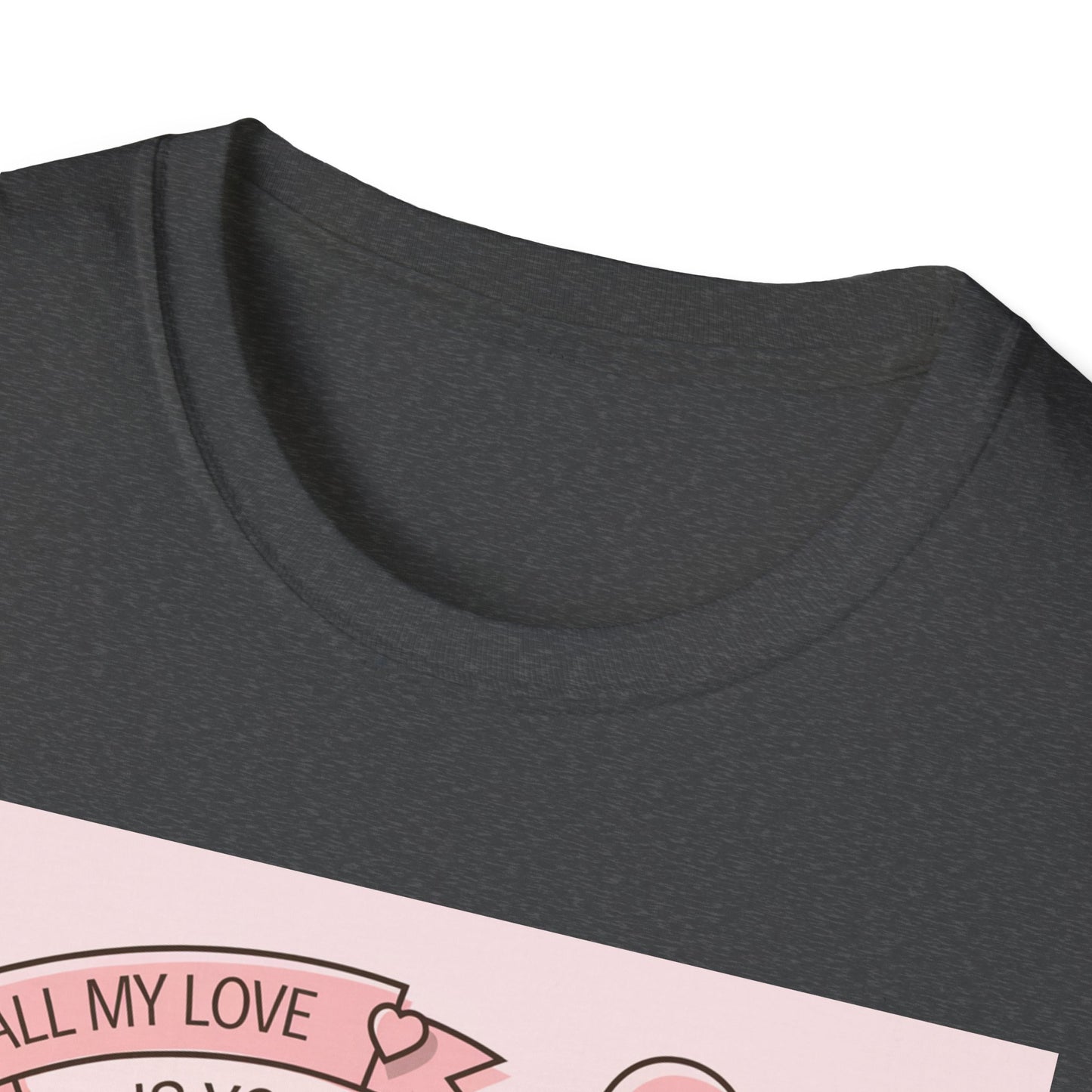 Charming 'All My Love Is Yours' Valentine's Day T-Shirt | Heart Balloon & Gift Boxes Tee | Romantic Gift Apparel