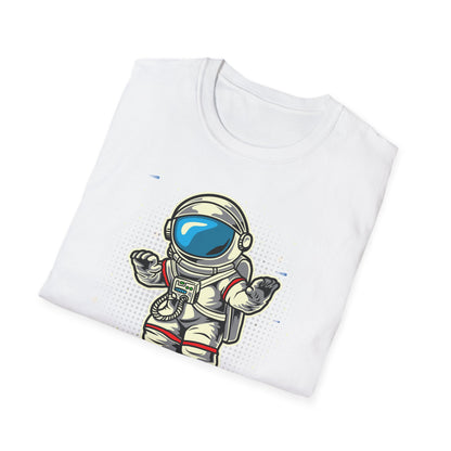 Radical Astronaut Skateboard T-Shirt | Awesome Space Skater Graphic Tee for Sci-Fi & Skate Fans | Unisex Stellar Design