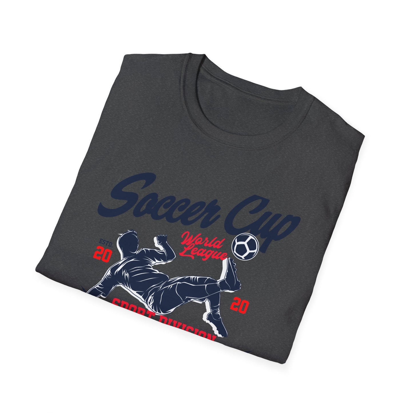 Dynamic Soccer Cup World League T-Shirt - Ultimate Sport Division Athletic Tee for Football Fans & Superior Performance
