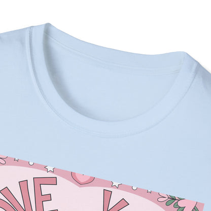 Charming "Love You Forever" Floral T-Shirt - Romantic Daisy & Rose Bouquet Tee for Sweet Hearts & Special Gifts