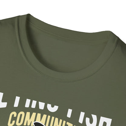 Classic Fishing Contest Community T-Shirt | Just Relax Let's Go Fishing Tee | Retro Jumping Fish Angler Apparel Gift