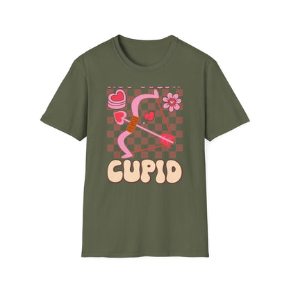 Sassy "Not Today Cupid" T-Shirt | Groovy Anti-Valentine's Day Heart Arrow Tee | Funny Retro Single Awareness Gift