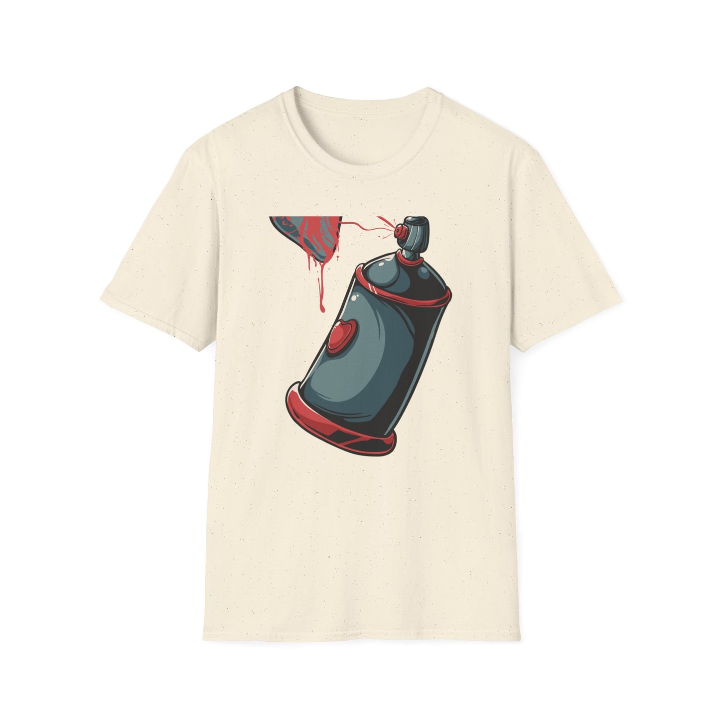 Expressive Graffiti Love T-Shirt | Spray Paint Heart Urban Art Tee | Bold Street Style Graphic for Artists