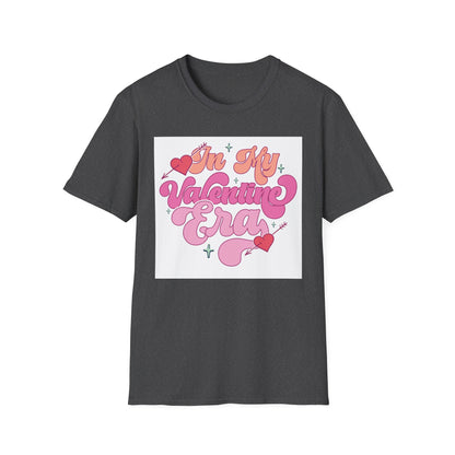 Adorable "In My Valentine Era" T-Shirt | Retro Groovy Love Heart Tee for Women & Girls | Trendy Valentine's Day Gift
