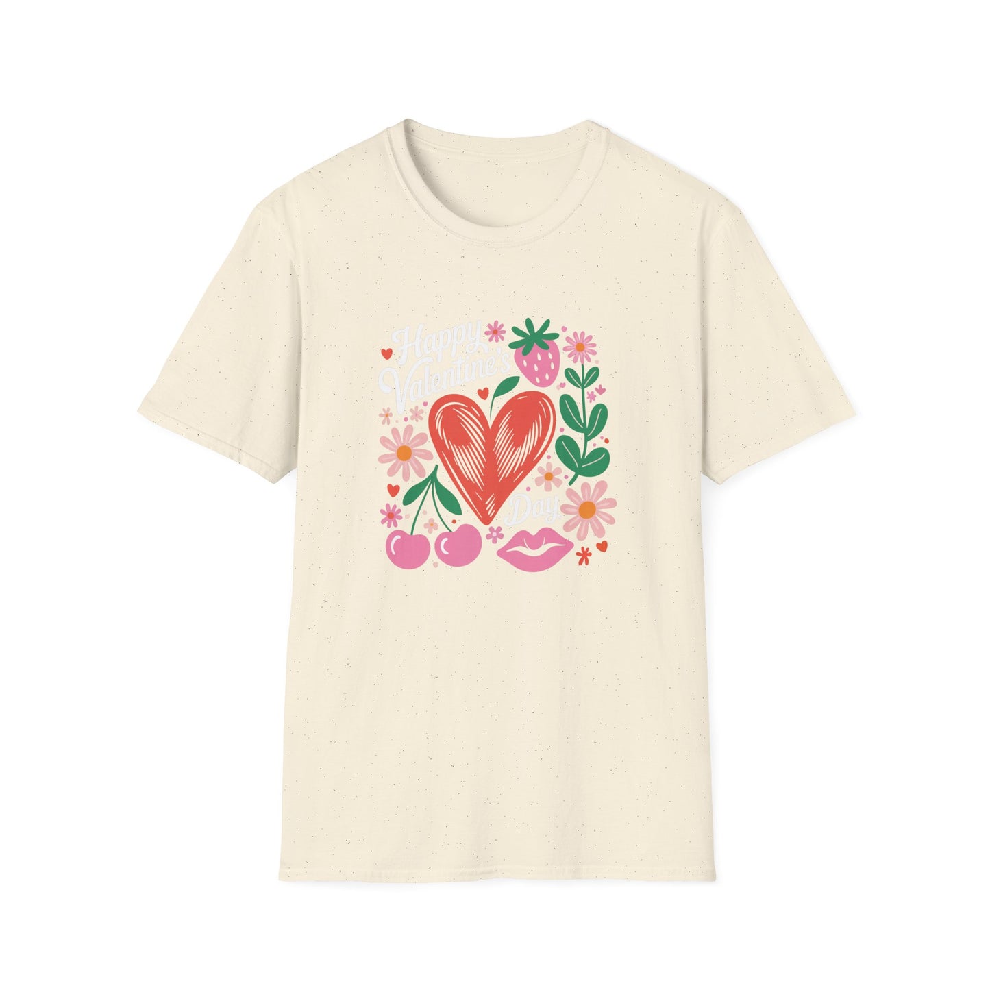 Groovy Valentine's Day T-Shirt | Adorable Retro Heart & Flower Love Tee for Women & Girls | Sweet Holiday Gift