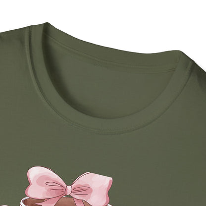 Cozy Pink Books & Teacup T-Shirt | Aesthetic Book Lover Gift | Delightful Reader Style Top