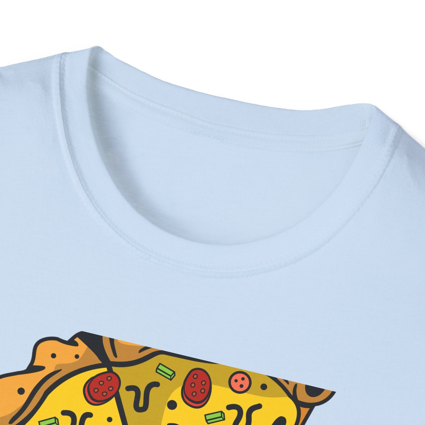 Epic Pizza Mohawk Skull T-Shirt | Radical Foodie & Punk Rock Style Tee | Unique Apparel for Men & Women