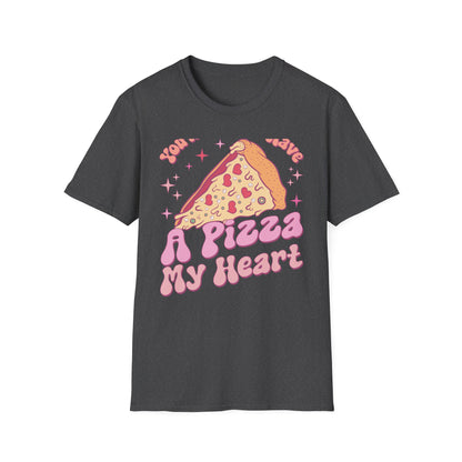 Groovy "You'll Always Have A Pizza My Heart" T-Shirt | Cute Retro Love Foodie Graphic Tee Gift