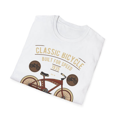 Legendary 1935 Classic Bicycle T-Shirt - Authentic Vintage Cycling Enthusiast Tee | American Made Retro Bike