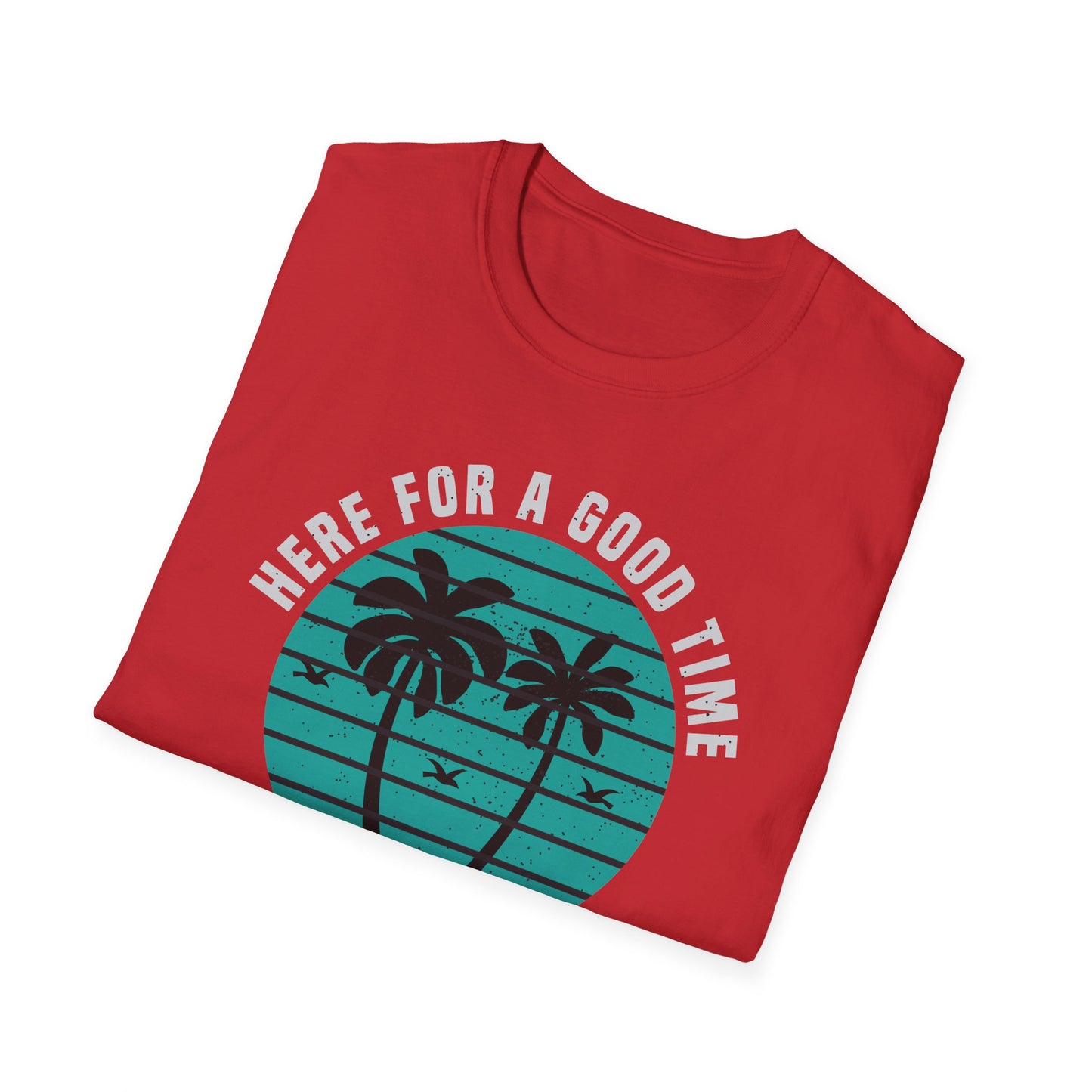 California Good Time T-Shirt | Retro Palm Tree Beach Vacation Tee | Trendy Summer Travel Shirt for Men & Women