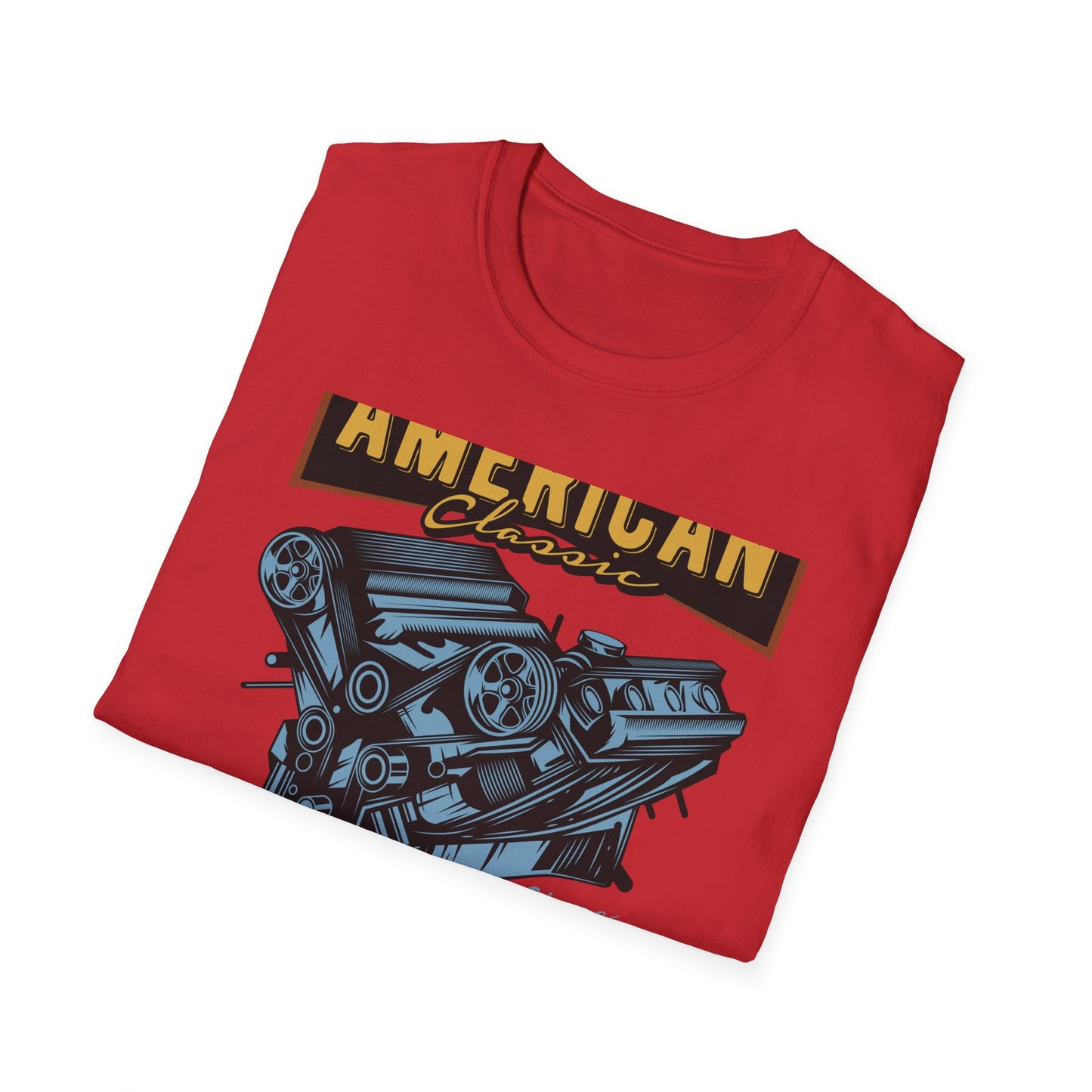 Epic American Classic Muscle Car V8 Engine T-Shirt | Authentic Garage Mechanic Tee | Since 1973 Vintage Car Lover Gift