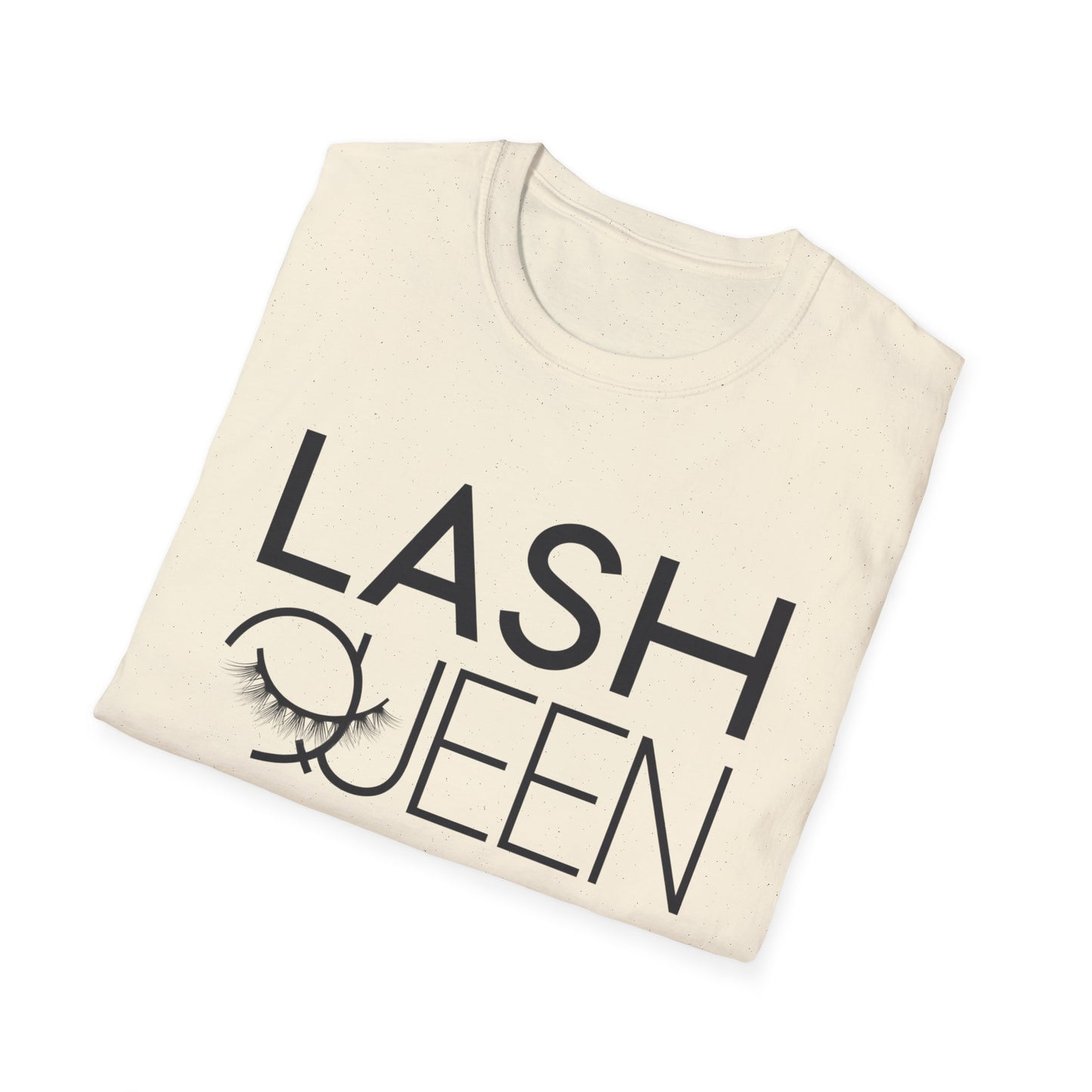 Empowering Lash Queen Energy T-Shirt - Chic Eyelash Design Tee for Beauty Lovers & Lash Techs