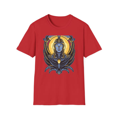 Stunning Egyptian Goddess T-Shirt | Mystic Cobra Queen Design Tee with Ancient Aura & Glowing Eyes for History Buffs