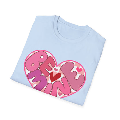 Sweet Be Mine Heart T-Shirt | Adorable Valentine's Day Love Tee | Retro Pink Aesthetic Gift for Her