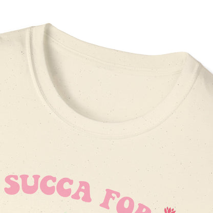 Adorable "Succa for Love" T-Shirt | Trendy Succulent & Cactus Tee with Leopard Hearts | Perfect Gift for Plant Lovers!