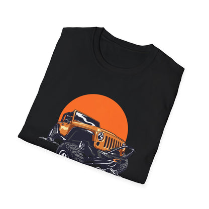 Epic Off-Road Jeep Wrangler T-Shirt | Rugged 4x4 Adventure Sunset Tee | Ultimate Gift for Jeep Lovers & Off-Road Enthusiasts