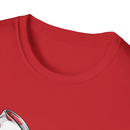 Charming Red Heart Bow T-Shirt - Sweet Valentine's Day & Love Graphic Tee for Women & Girls
