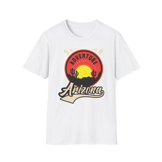 Southern Arizona Adventure T-Shirt: Vintage Desert Sunset & Cactus Tee - Explore the Southwest!