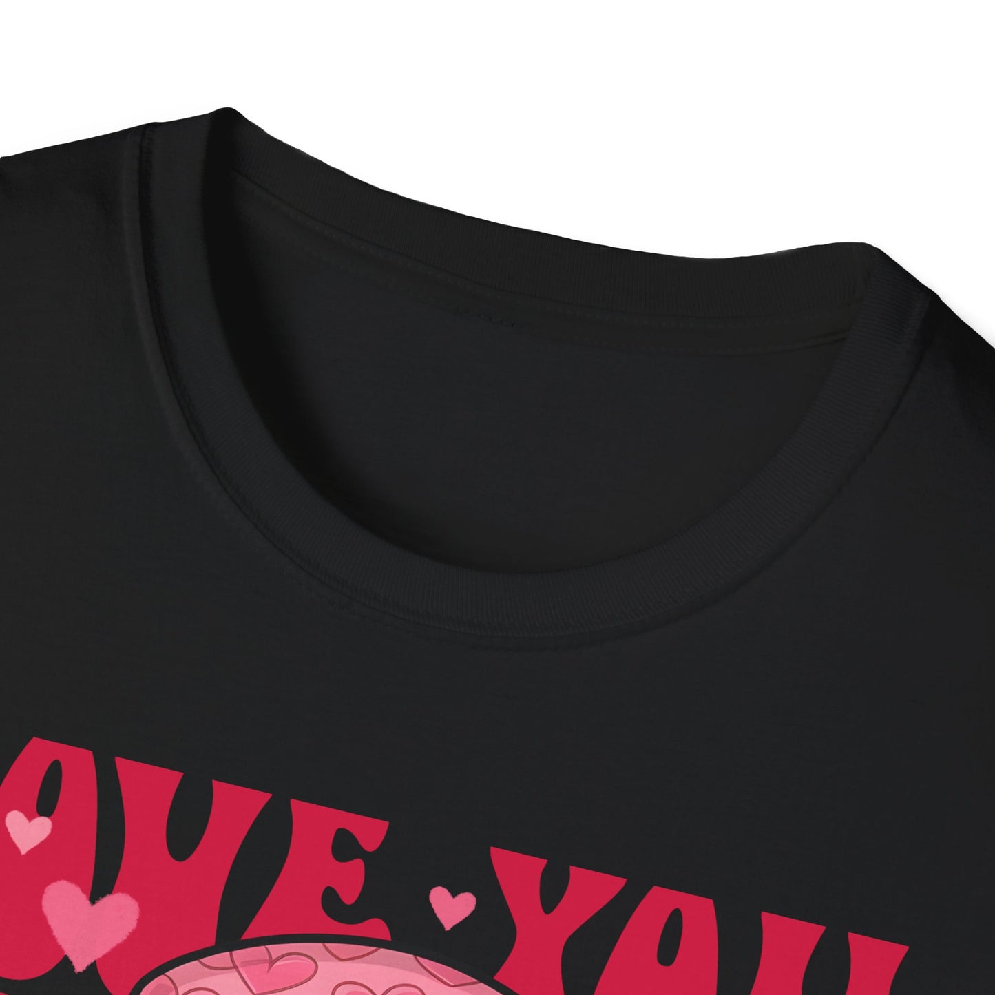 Super Cute Groovy Smiley Face T-Shirt - Pink Hearts Cowboy Hat & Peace Sign - Awesome 'Love You' Tee for Valentine's Day