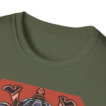 Epic Samurai Wolf Warrior T-Shirt - Japanese Kabuto & Fierce Spirit Tee | Bold Graphic Tee