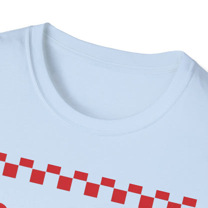 Adorable "MINI" Hearts & Bow T-Shirt | Trendy Checkered Design for Cute Girls & Sweethearts | Perfect Gift Tee
